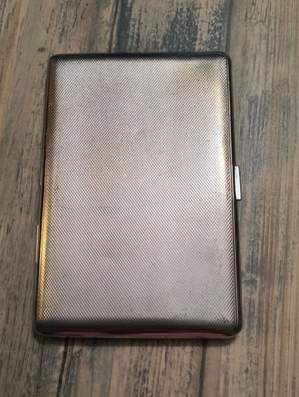 Vintage Cigarette Case Parker Pen England Chrome